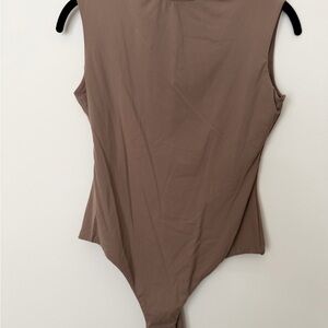 Umi Sleeveless Tan Bodysuit
